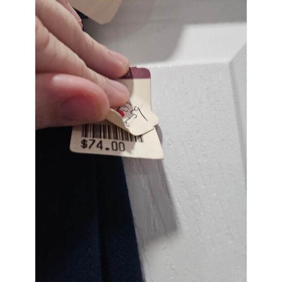 NWT Vintage Pendleton Wool Midi Navy Blue Skirt New with Tag Size 6 - Picture 6 of 15